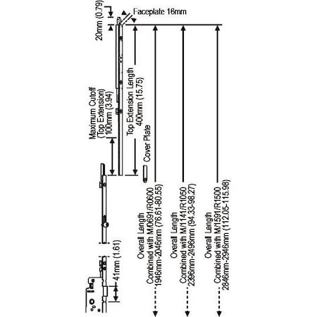 Strybuc Manual Top Shootbolt Ext 850-8778611